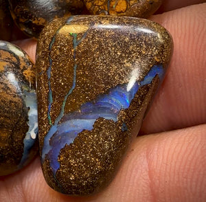 🔒 55.7cts - 5x Finished Queensland Boulder Opal Parcel