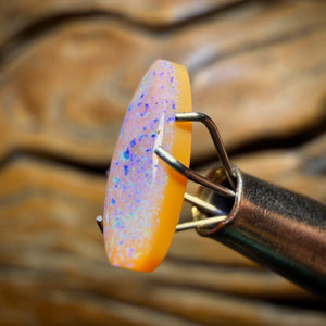 2.2cts - Unique Light Purple Solid Australian Boulder Crystal Opal