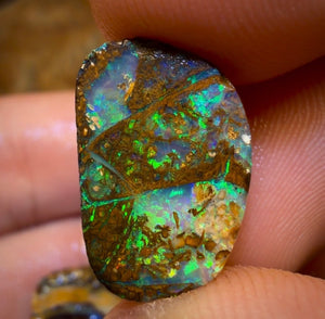 🔒59.1cts - 4x Yowah Nut Rough Opal Parcel. Australian Boulder Opal