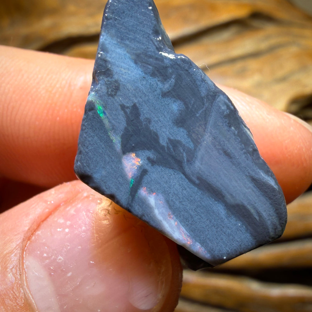 133.2cts - 6x Lightning Ridge Opal Rough Parcel