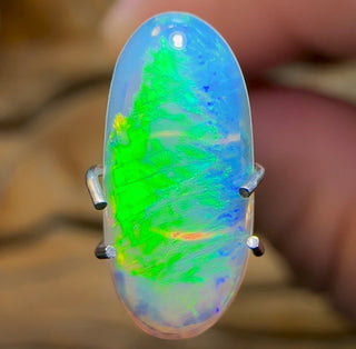 0,85 cts - Opale cristalline Lightning Ridge
