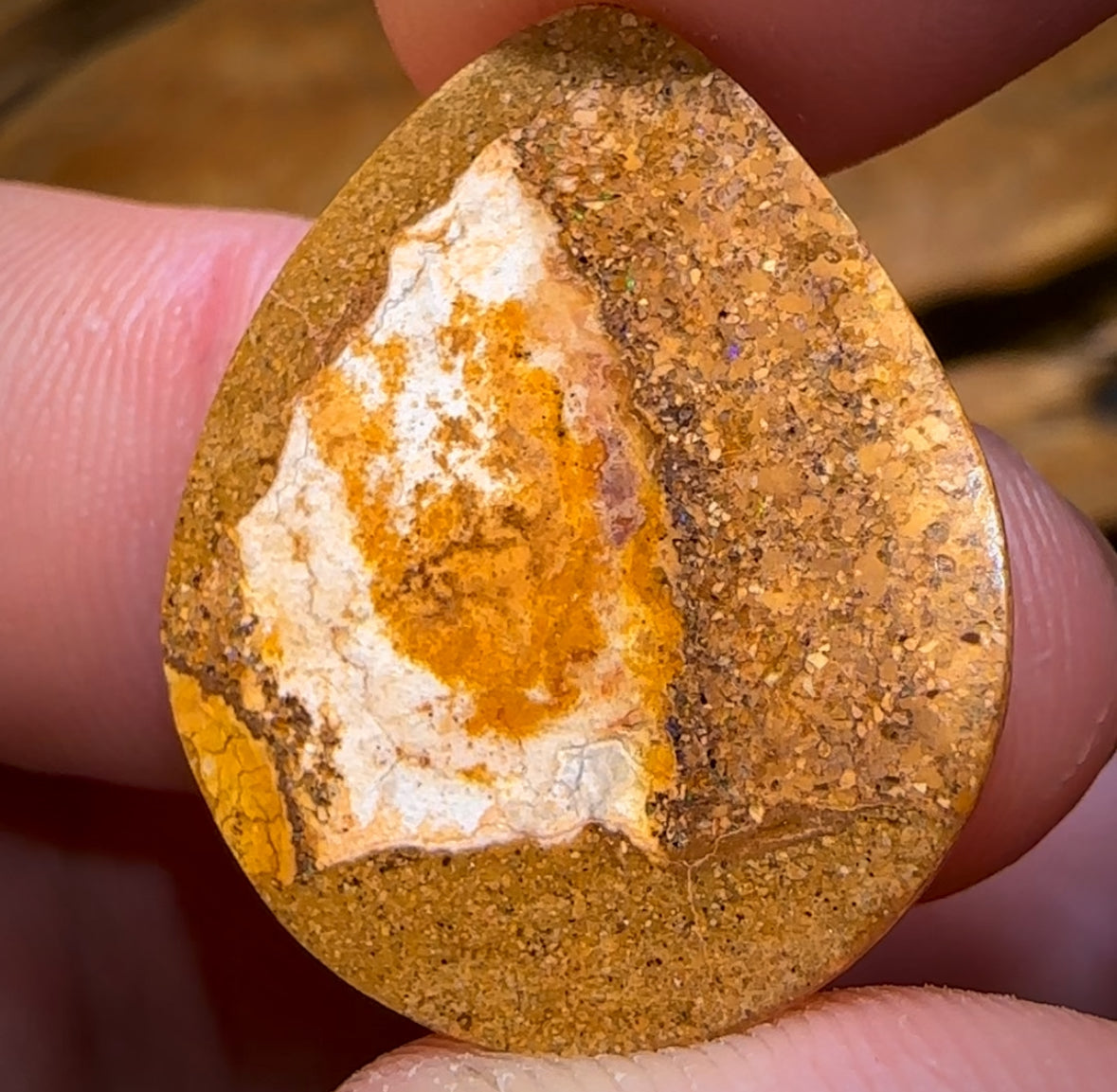 17.9cts - Tan Tribal Yowah Nut Opal. Australian Opal