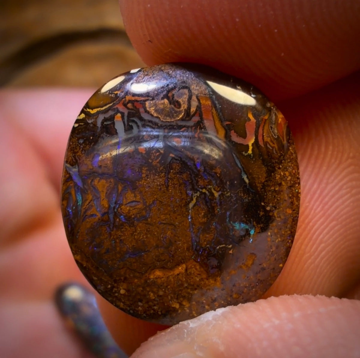 73.4cts - 10x Australian Tribal Boulder Opal’s. Wholesale Dealers Parcel