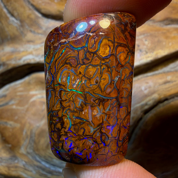 87.4cts - Tribal Queensland Boulder Opal from Yowah