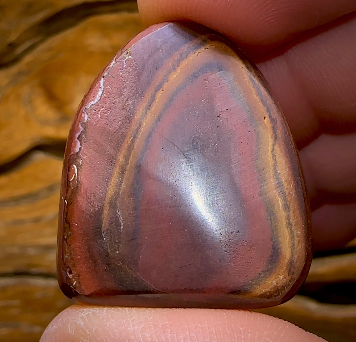 73.3cts - Queensland Boulder Opal from Yowah. Red Tribal