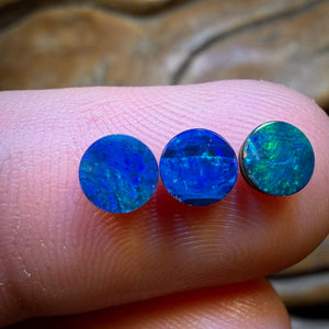 1.25cts - 3x Australian Boulder Opal Doublets WHOLESALE PARCEL