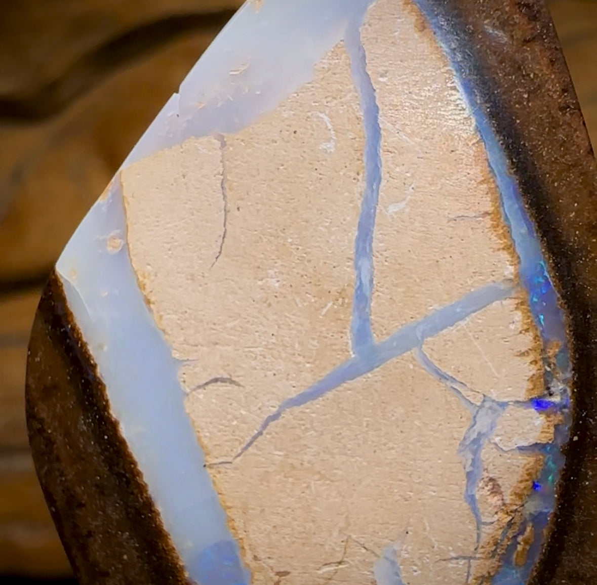 43.5cts - Big Yowah Nut Kernel Opal. Double Sided