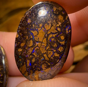 19.6cts - Tribal Queensland Boulder Opal Pair