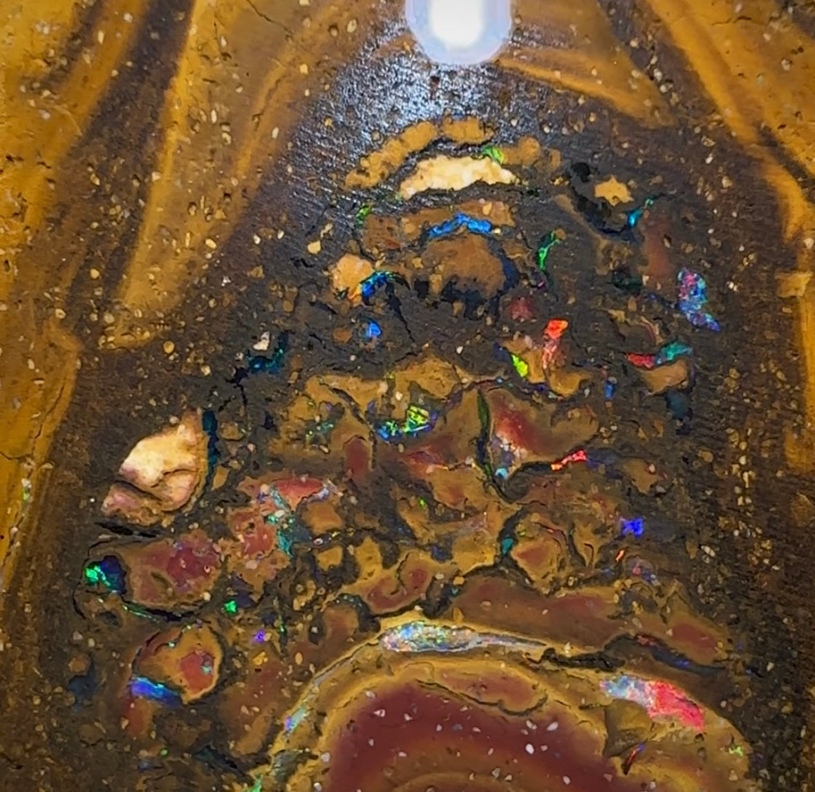 110g - Tribal Queensland Boulder Opal Rough Slab Pair - Opal Whisperers