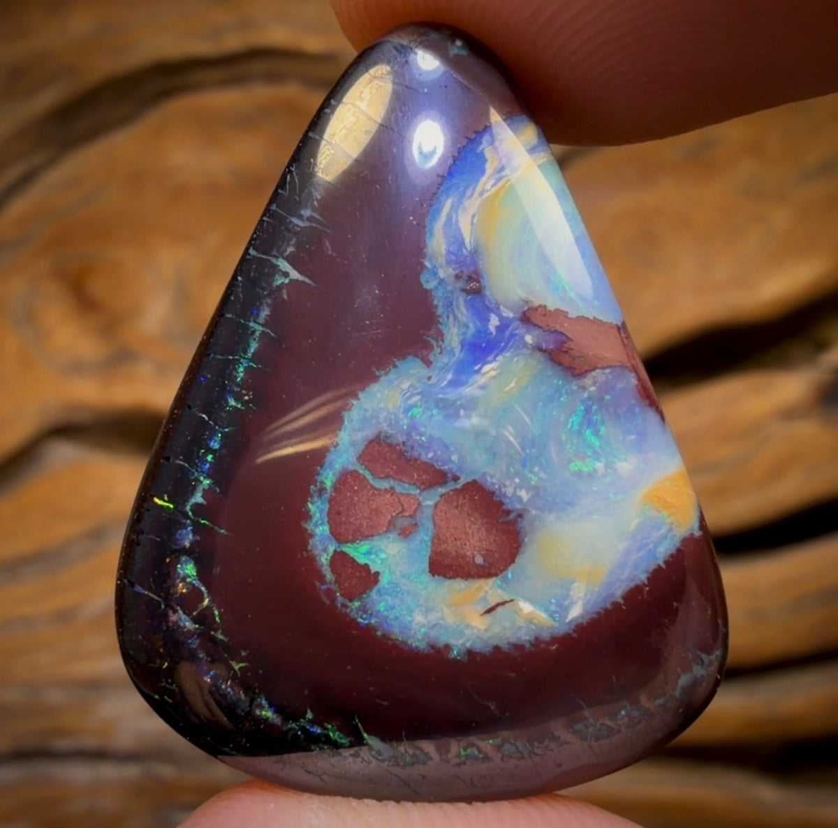 59,4 ct – Yowah Nut Kernel Opal zum halben Preis. Australischer Boulder-Opal.