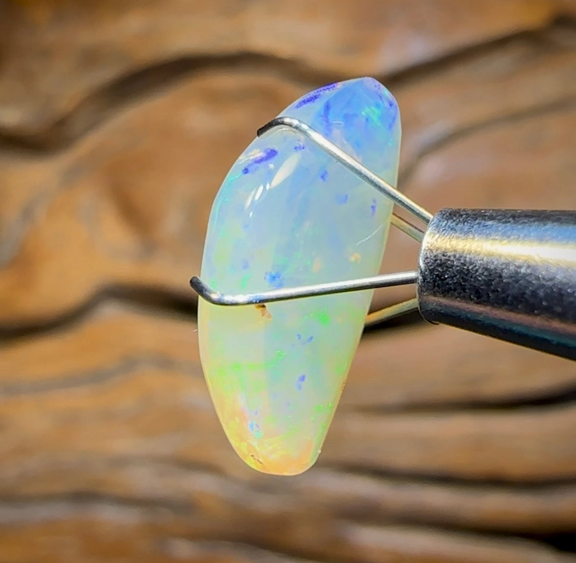 4.9cts - South Australian Rare Mintabie Crystal Opal - Opal Whisperers