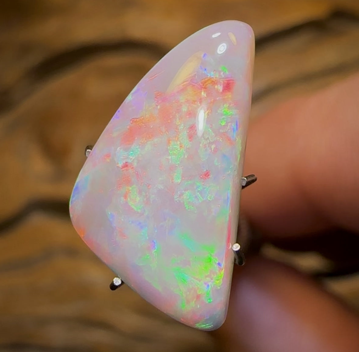 5.15cts - Lightning Ridge Light Opal Great Colour and Roll