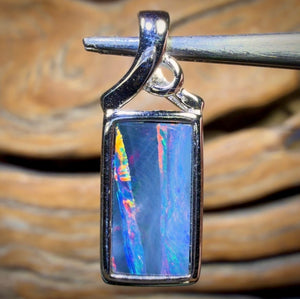 🔒Sterling Silber – Großhandelspaket mit 9 Anhängern. Australischer Boulder-Opal-Doublet-Schmuck
