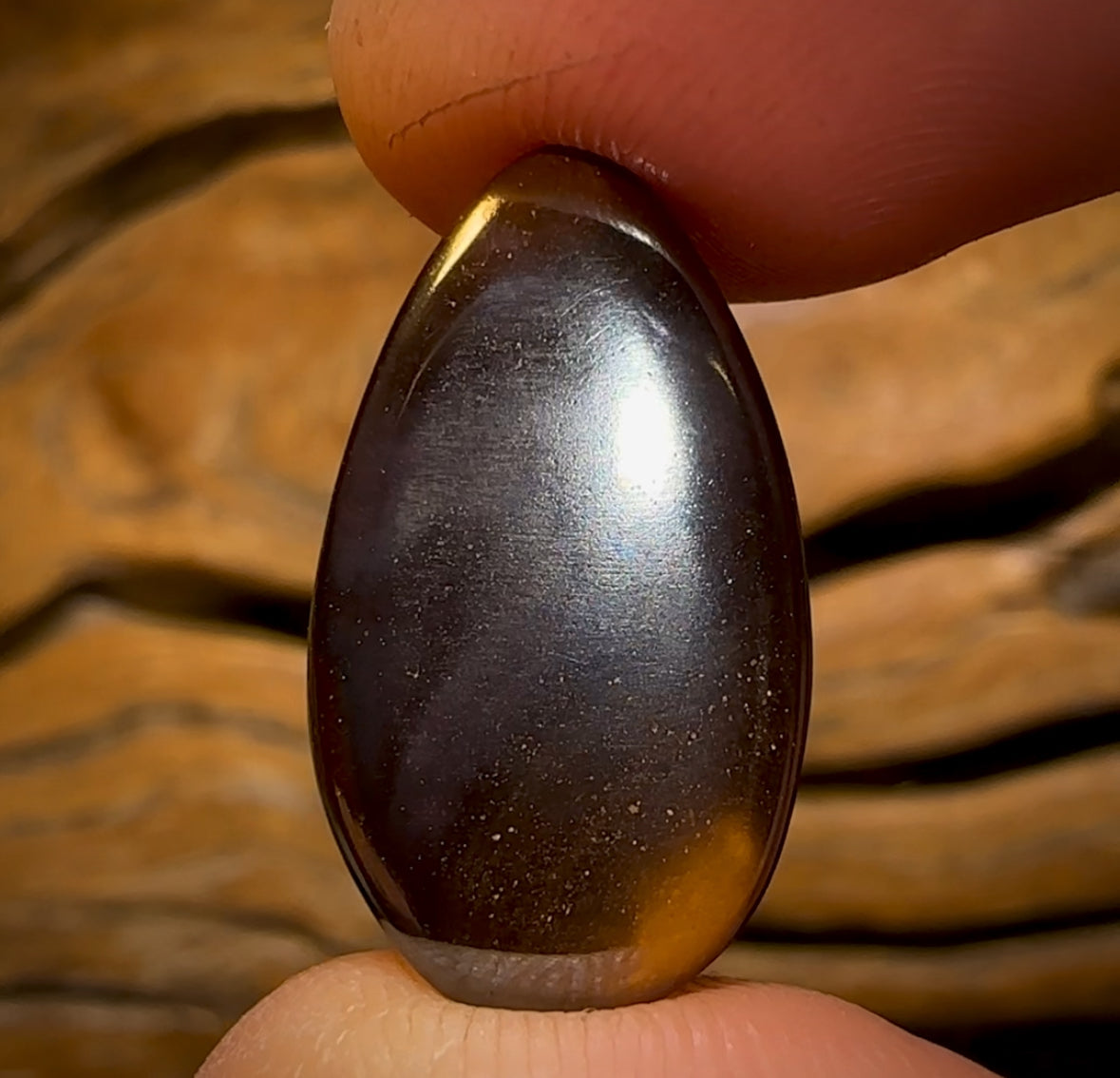 19.5cts - Queensland Black Boulder Opal from Koroit Crystal Center