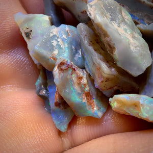 🔒102cts - 21x Lightning Ridge Opal Rough Parcel