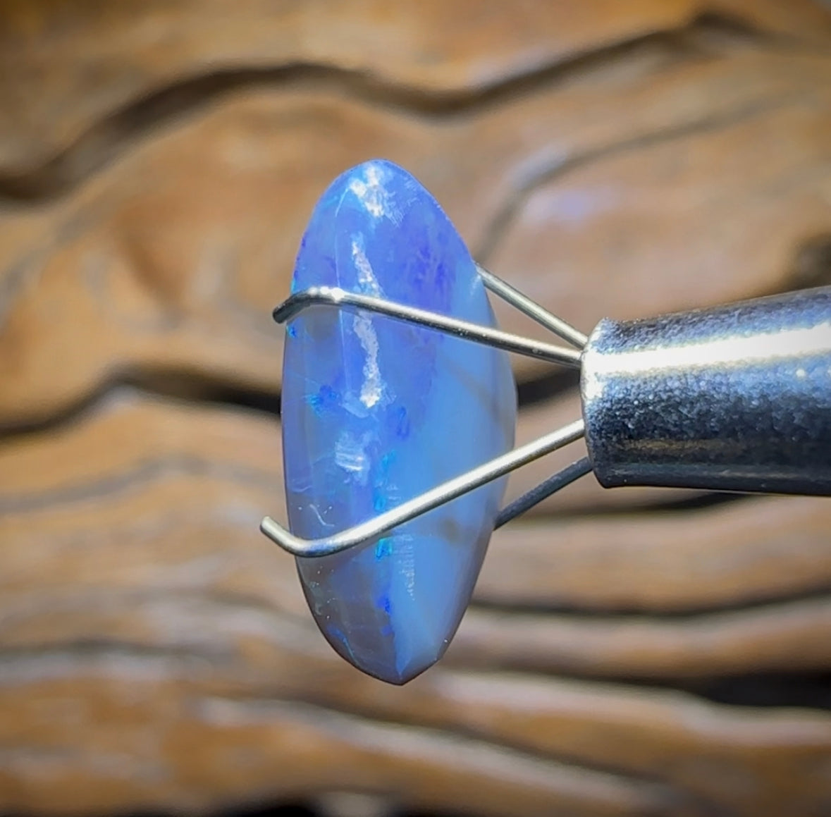 4.1cts - Lightning Ridge Dark Opal, Bargain - Opal Whisperers