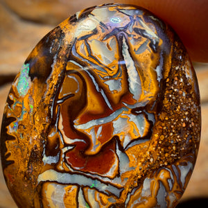 31.1cts - Tribal Queensland Boulder Opal from Yowah