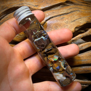 157cts - Vial of Australian Boulder Seam Opal Rough