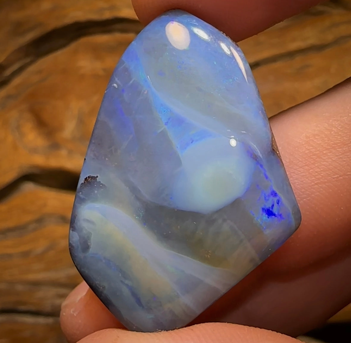 56.4cts - Queensland Boulder Seam Crazy Picture Opal