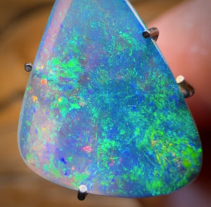 1.65cts - Rare Gem South Australian Black Crystal Opal
