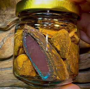 132.1g - Jar of Rough Australian Boulder Opal