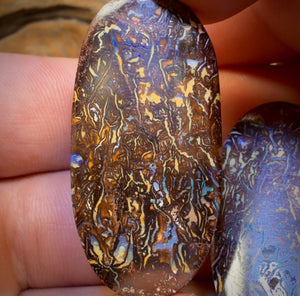 68.1cts - Tribal Queensland Boulder Opal Matching Pair