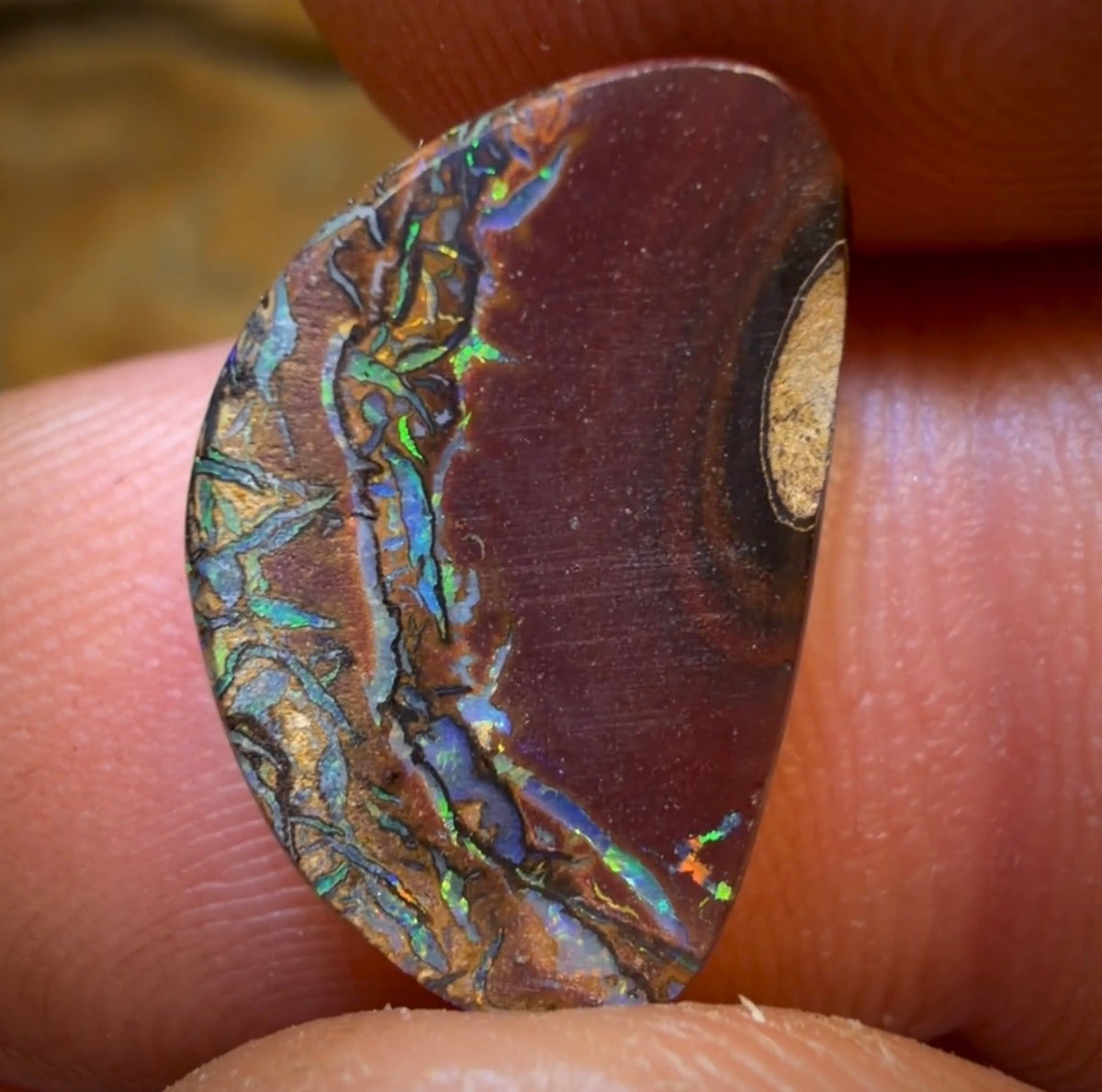 5.2cts - Tribal Queensland Boulder Opal from Koroit