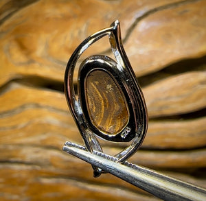 Sterling Silver - Queensland Boulder Opal Doublet Pendant