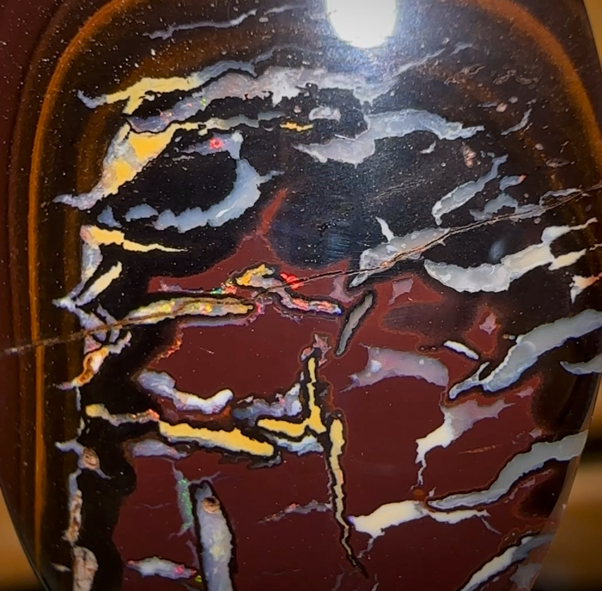 41.6cts - Tribal Australian Boulder Opal from Koroit