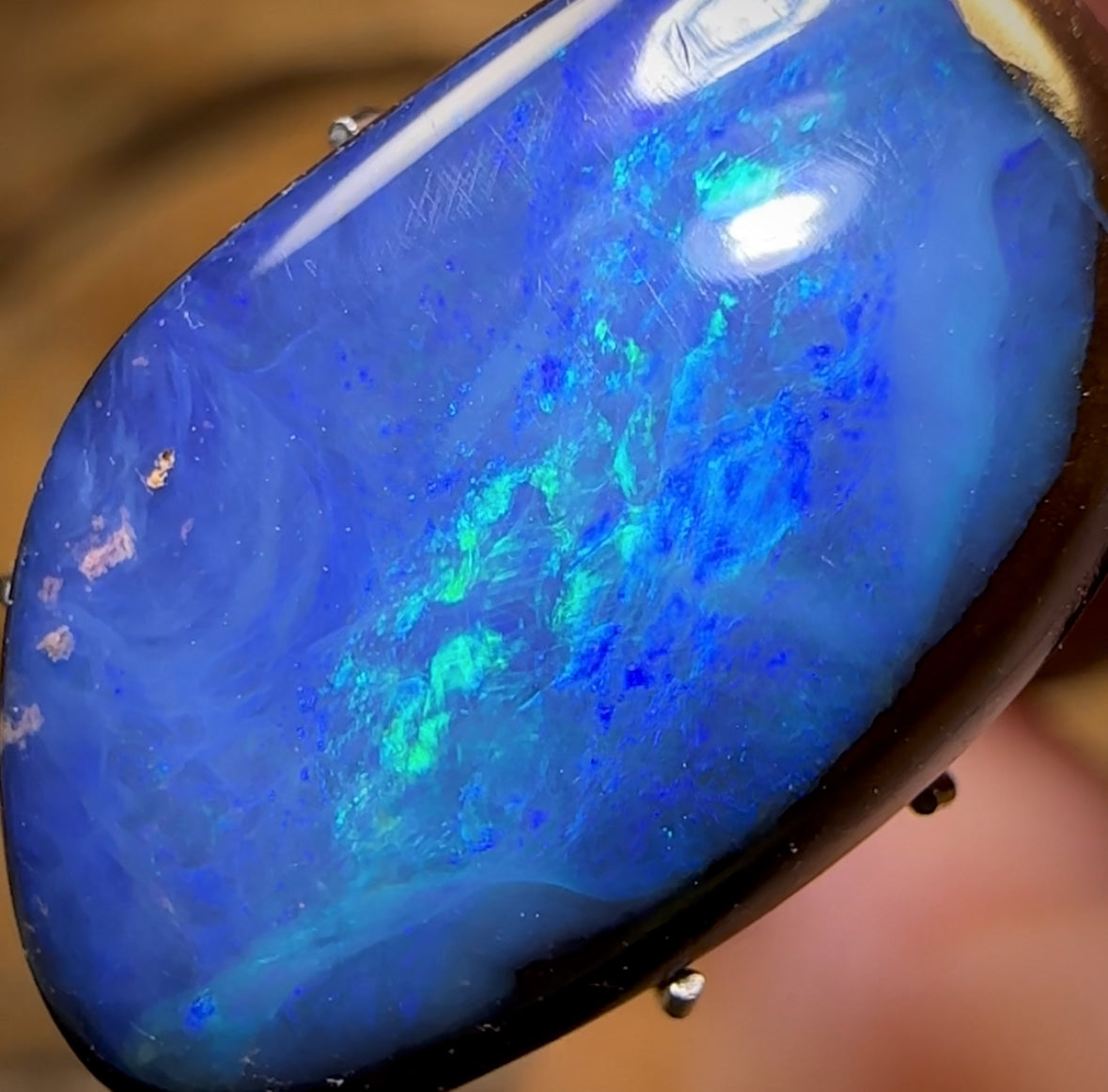 13.4cts - RARE Yowah Nut Crystal Centre Opal
