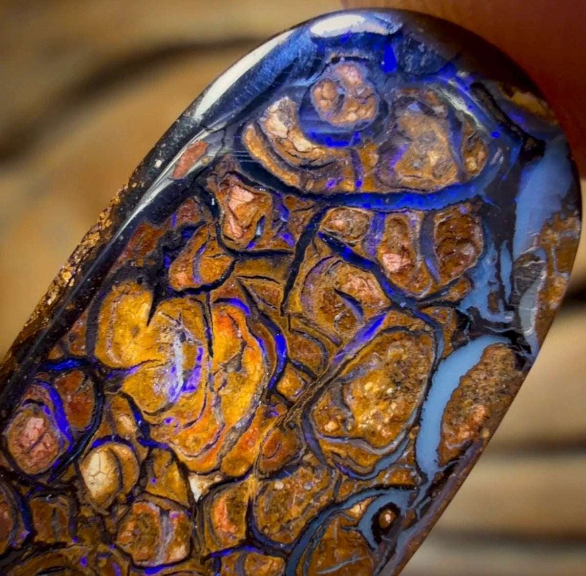 6.7cts - Tribal Yowah Nut Opal. Australian Opal