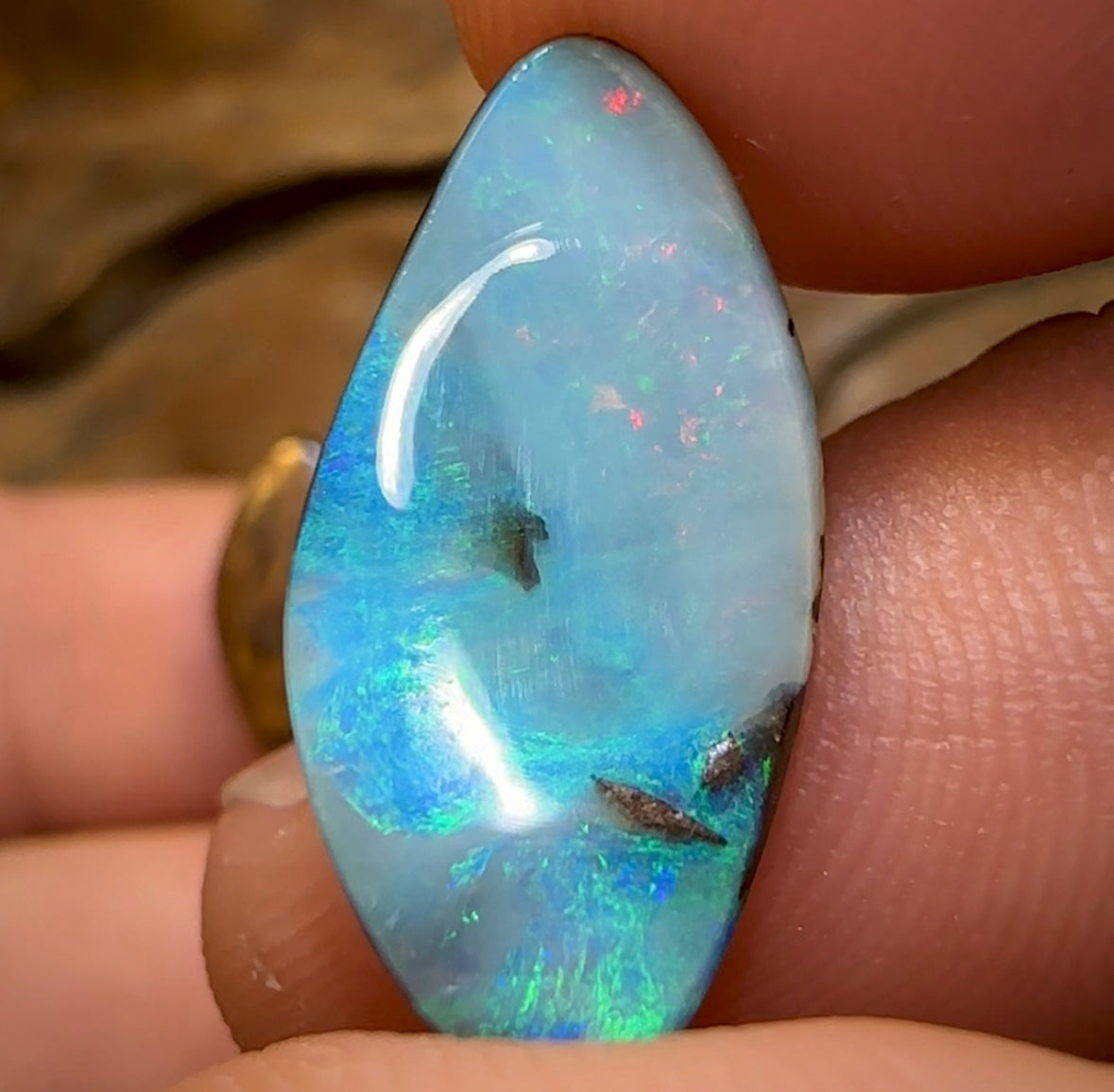 9.4cts - Queensland Boulder Opal Set - Opal Whisperers