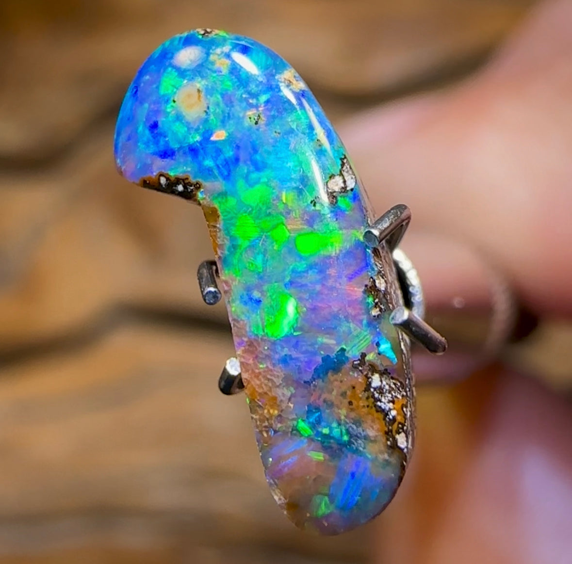 2cts - Vibrant Queensland Boulder Opal - Opal Whisperers