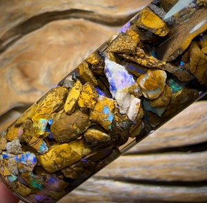 127.8cts - Vial of Australian Boulder Opal Rough