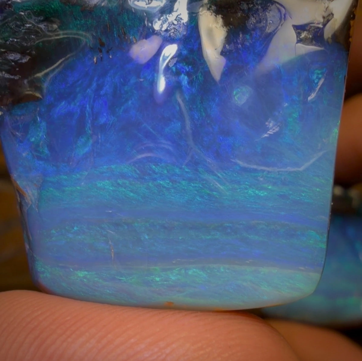 197.3cts - GEM Queensland Boulder Opal Split Pair. Isaac’s Cut!