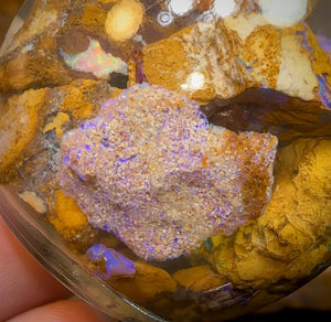 44.7g - Jar of Boulder Opal Rough. 10c per Ct - Opal Whisperers