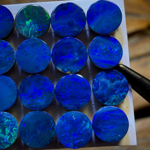 🔒6.3cts - 16x Australian Boulder Opal Doublets WHOLESALE PARCEL