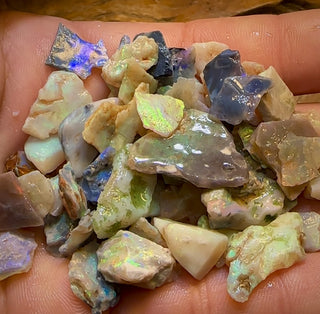 🔒200cts - Lightning Ridge Opal Rough Parcel. 50+ Pieces