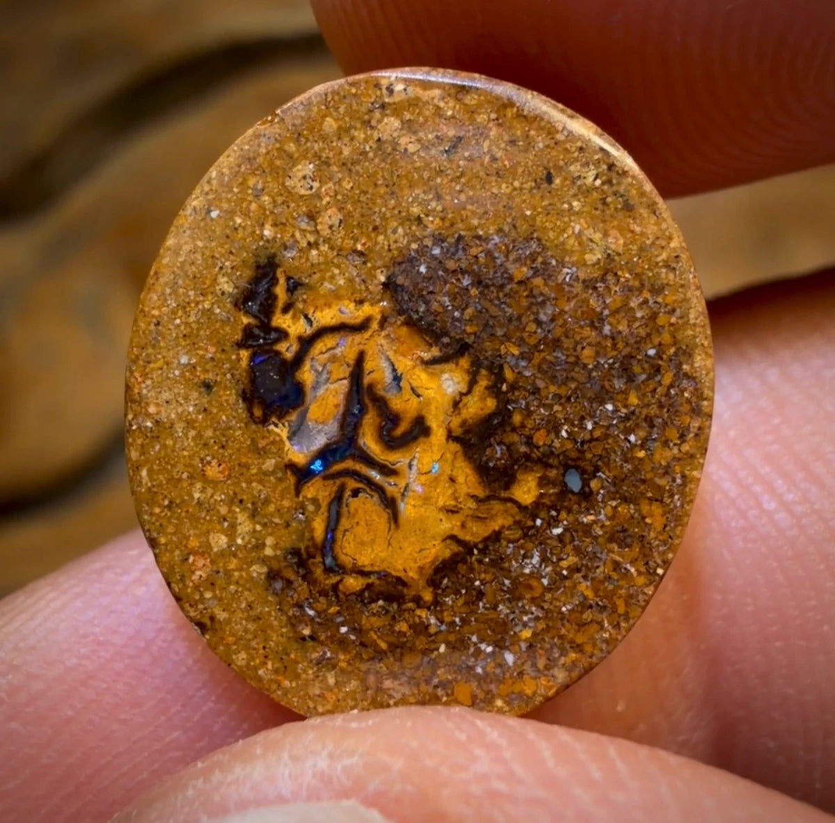 7.1cts - Tribal Yowah Nut Opal. Australian Opal