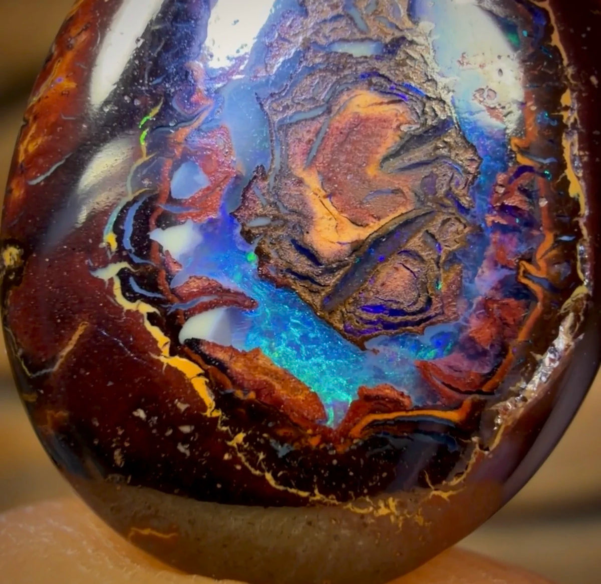 10.2cts - Yowah Nut Kernel Opal. Australian Boulder Opal