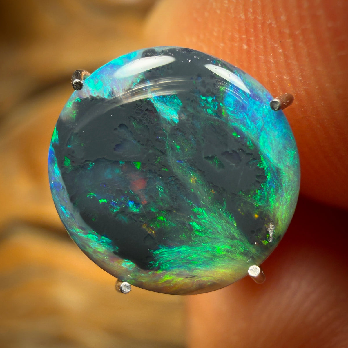 2.1cts - Lightning Ridge Black Opal