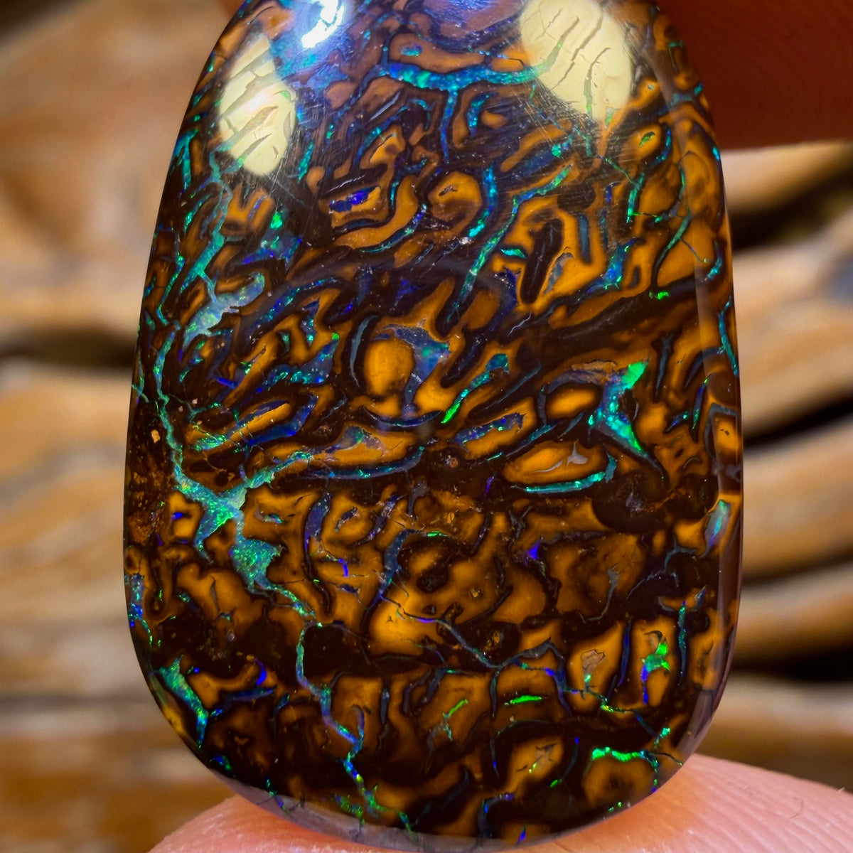 29.8cts - Tribal Queensland Boulder Opal from Yowah