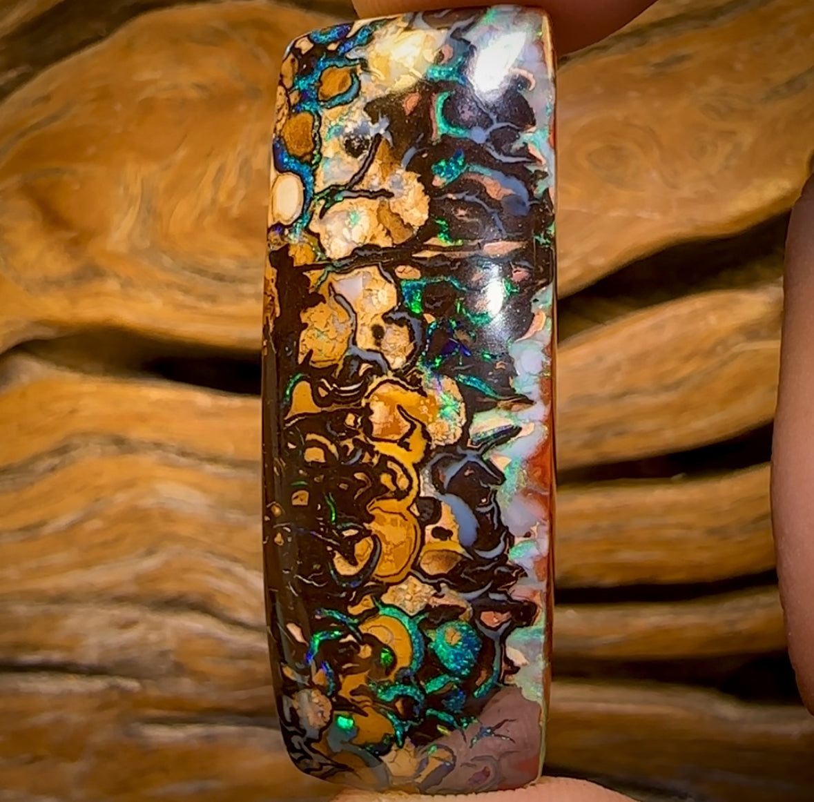 78.7cts - Artistic Tribal Yowah Nut Opal. Australian Opal