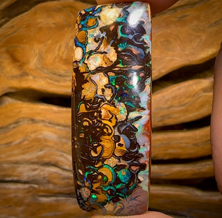 Opale Yowah Nut de style tribal artistique (78,7 ct). Opale australienne.