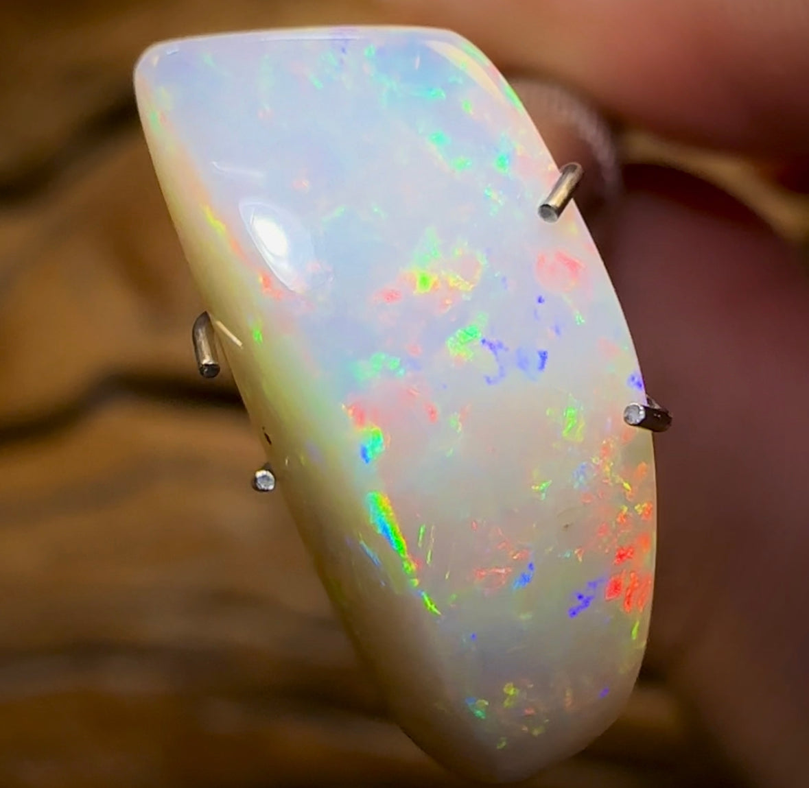 4.6cts - South Australian Light Opal Crystal from Coober Pedy - Opal Whisperers