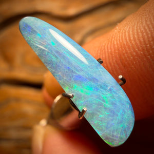TGIF 2.7cts - Scandinavian aka Ice Blue Australian Boulder Seam Opal from Winton