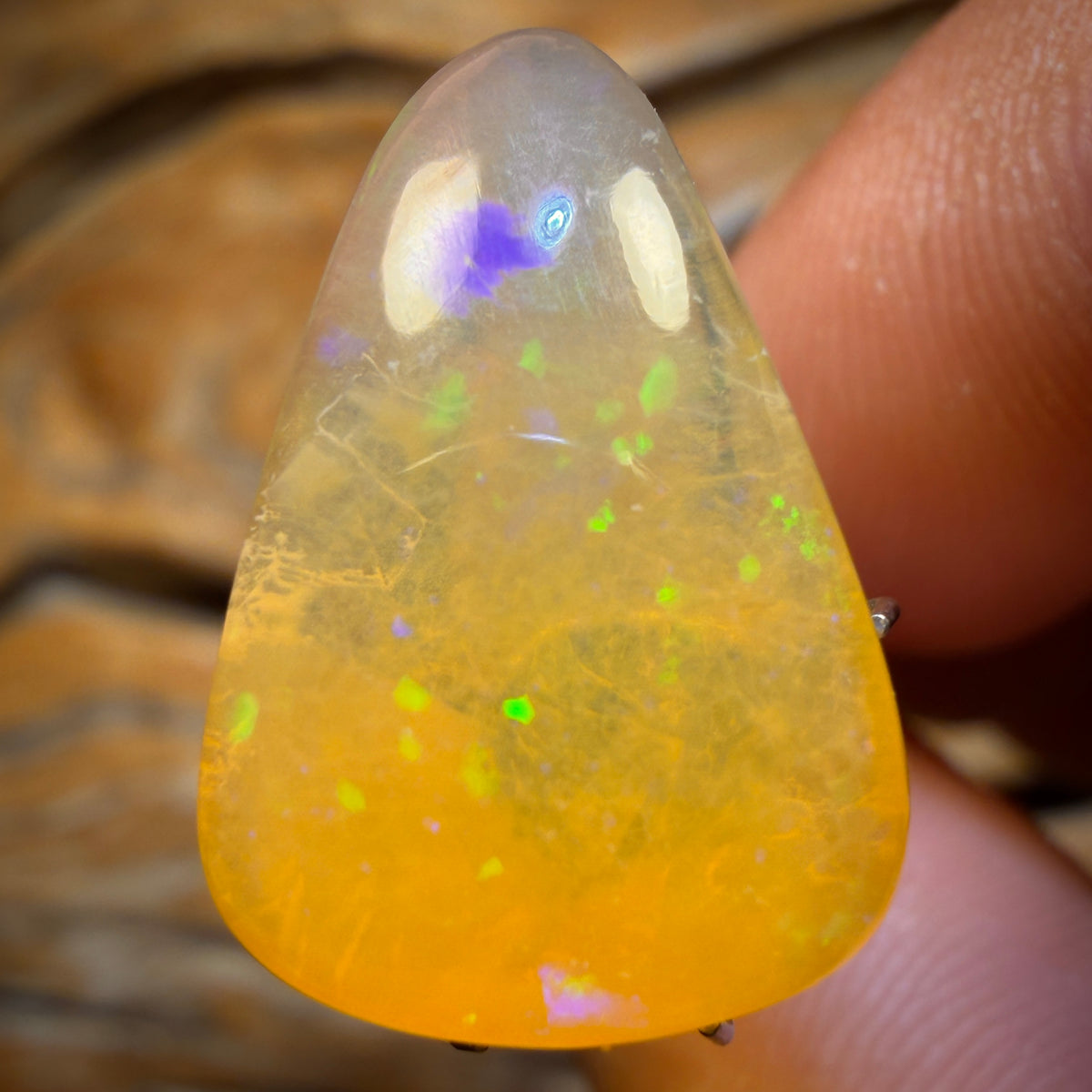 9.5cts - Yowah Nut Pure Golden Crystal Opal