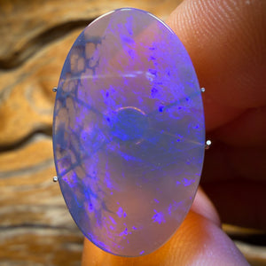 9.6cts - Lightning Ridge Black Crystal Opal