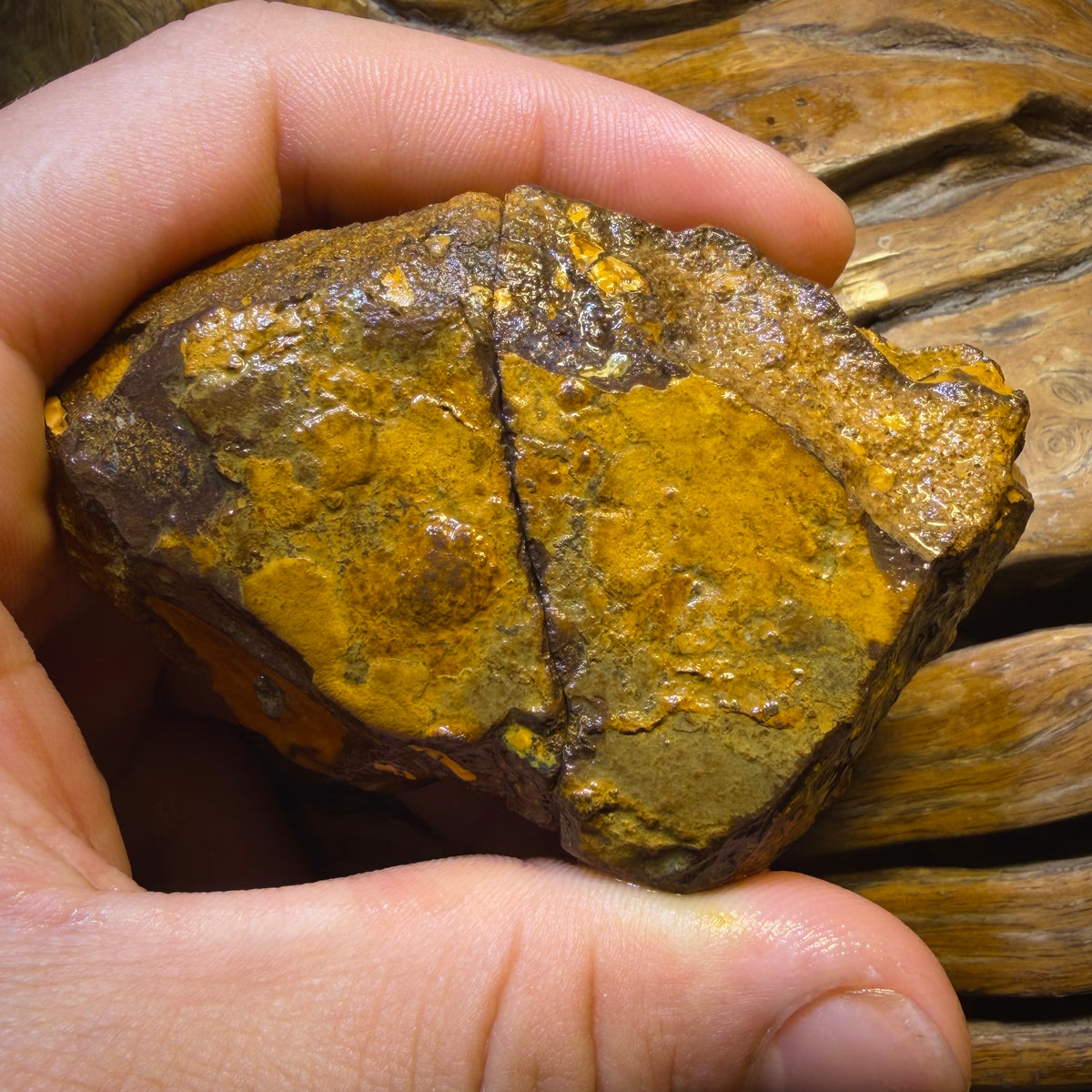 923.8cts - Huge SUPER RARE “Celebrity Rough” Yowah Nut Crystal Centre Pair. Found on ‘OUTBACK OPAL HUNTERS’!
