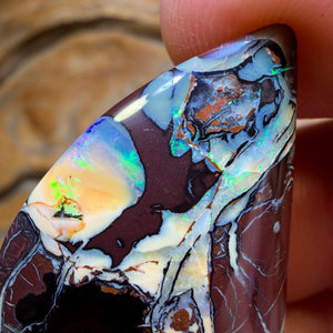 49.3cts - Tribal Queensland Boulder Opal from Yowah